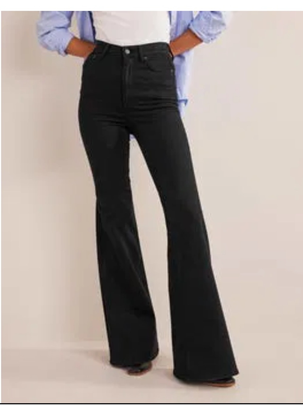 BODEN High Rise Super Flare Jeans